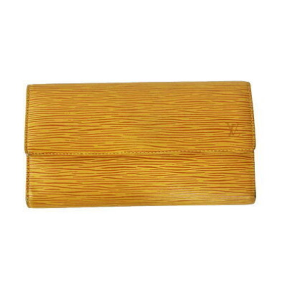 Louis Vuitton Tri Wallet Epi Leather Yellow - Picture 1 of 6